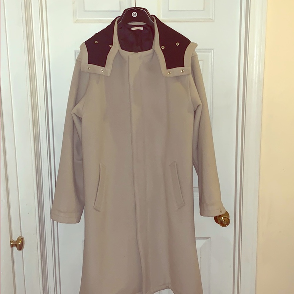UNCOS Wool Over Hoodie Coat